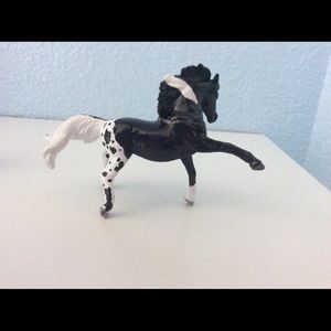 Two custom Breyer horse stable mates